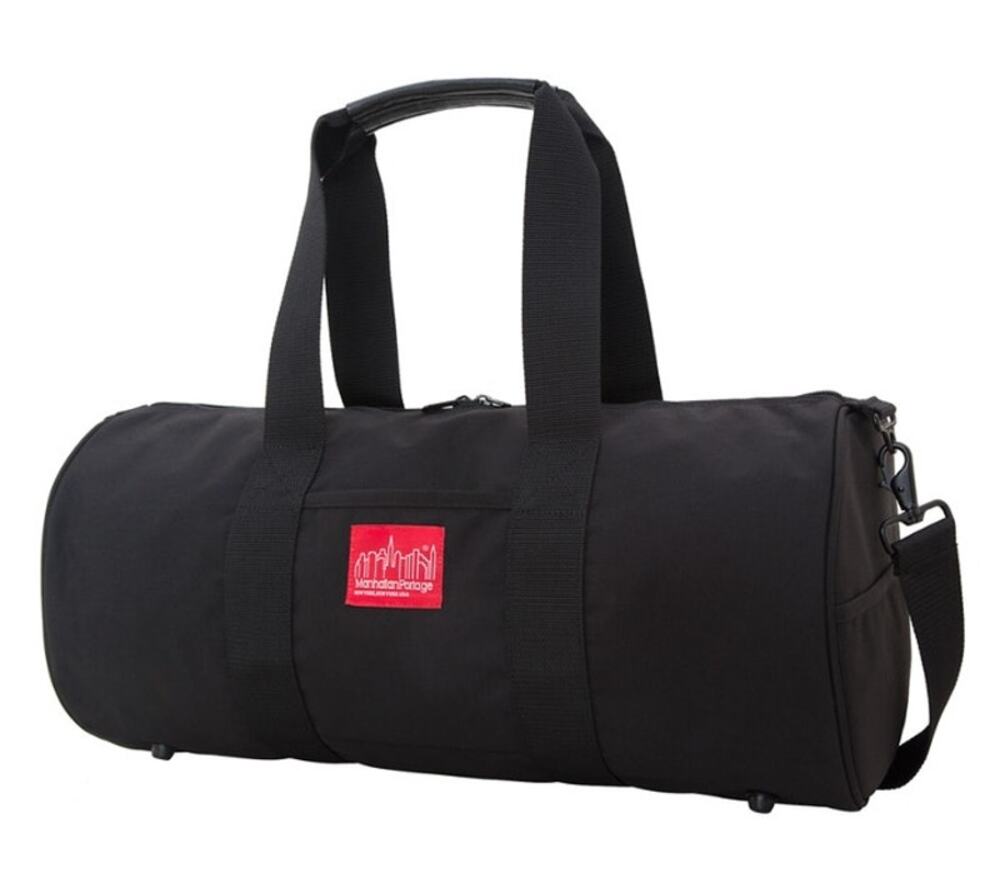 Manhattan Portage "Chelsea" Drum Duffle Bag in Black